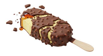 Isolated Chocolate Ice Cream Bar