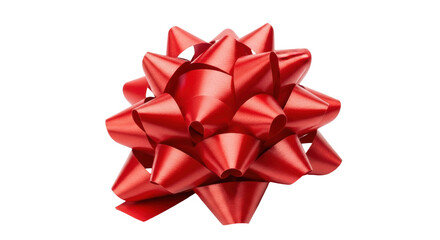 Isolated Red Christmas Bow