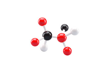 Insertion of a molecular model representing carbohydrate structure using colored balls
