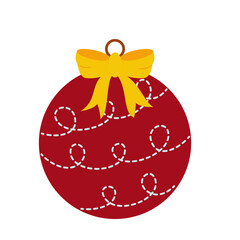 Set of colorful Christmas ornaments with festive patterns