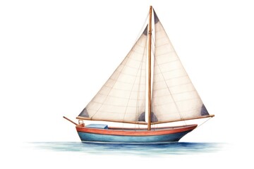 Fototapeta premium Sailboat sailboat watercraft vehicle.