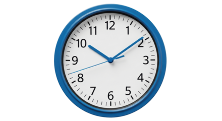 Isolated Wall Clock on White Background