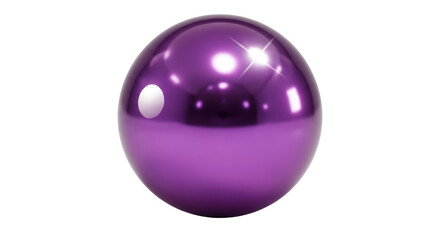 Isolated Purple Ball