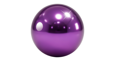 Isolated Purple Ball