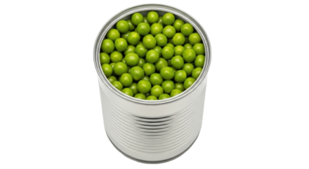 Isolated Canned peas