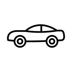 Sports Car line vector icon design