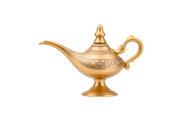 A magical Aladdin lamp captured in stunning detail
