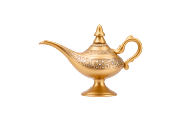 A magical Aladdin lamp captured in stunning detail
