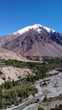 Mountain valley landscape