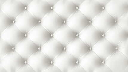 Intricate white leather texture adorned with delicate buttons showcases elegant design elements ideal for modern interiors and upholstery