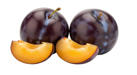 Isolated Plums