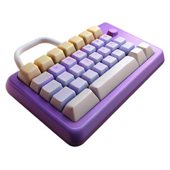 A computer keyboard