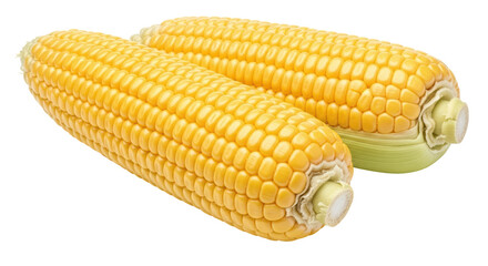 Isolated Corn Cobs