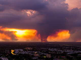Wildfire Everglades news photo 2025