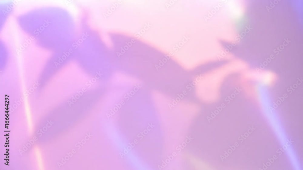 Poster abstract shadow of delicate green leaves on a soft purple wall subtle gradient light effect and mini