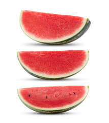 slice watermelon isolated on transparent png