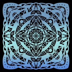 Symmetrical image design in the form of mandala art with a basic circular shape combined with unique shapes and attractive color gradations.