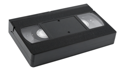 video cassette, representing obsolete retro media technology