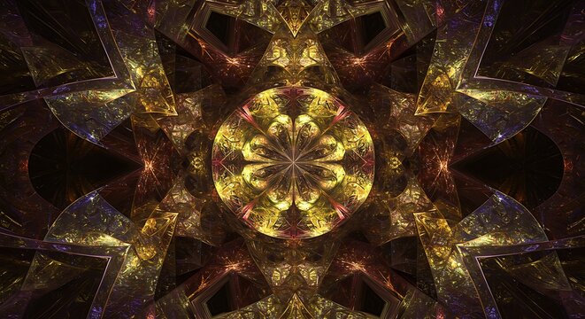 Sci-Fi Architecture of a Detailed Mechanical Structure