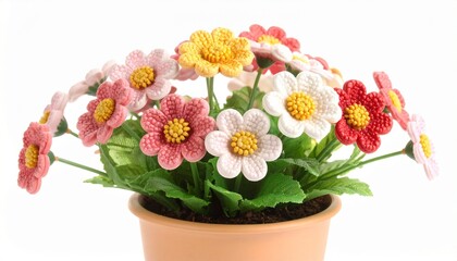 spring flowers in a pot