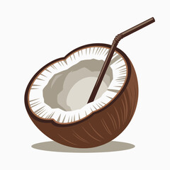 coconut on a plate