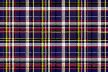 Flat christmas plaid pattern design