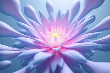 Dreamlike Pastel Flower Bloom