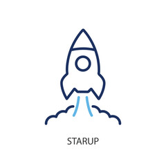 Starup thin line vector icons.