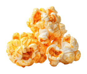 Popcorn tasting event home theater snack showcase cozy atmosphere isolated on transparent background