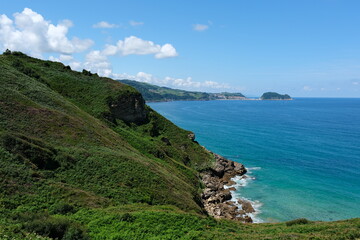 the beautiful coast of zarautz