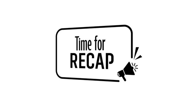 recap sign	
