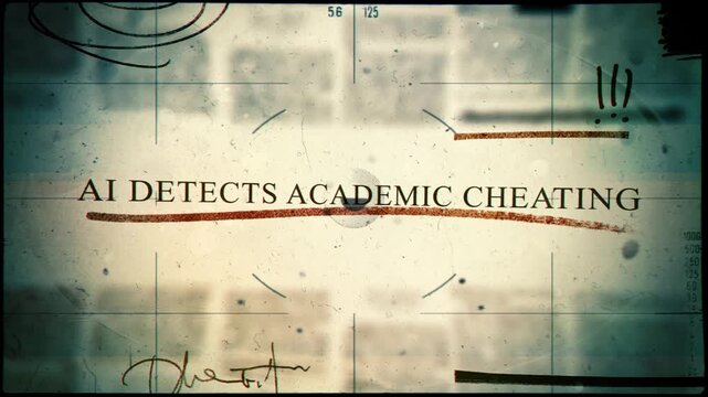 AI Detects Academic Cheating Newspaper Style Headline Titles
