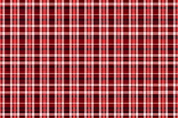 Red white tartan pattern design 