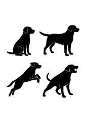 Labrador Retriever Silhouette.ai