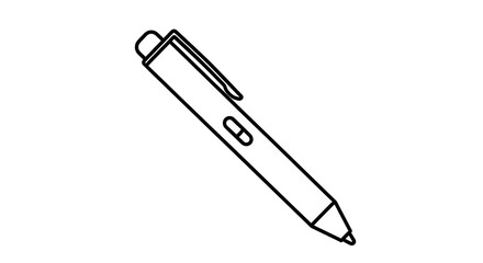 Fototapeta premium pen on a white background