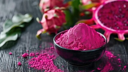 Salt with pink mineral coloring, often used as a decorative garnish.