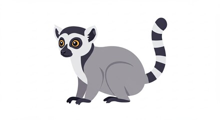 black and white lemur