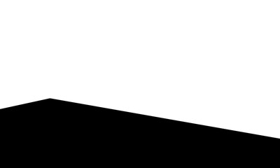 Minimal abstract black corner geometric background with clean white space design for modern posters, presentations, and graphic overlays