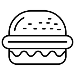 Burger Outline Icon