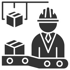 Production Glyph Icon