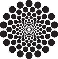 Abstract geometric design with vibrant color palette