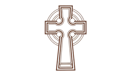 Isolated Celtic Cross