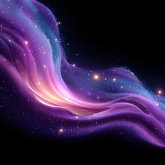 Obraz premium Abstract Cosmic Fabric Flow