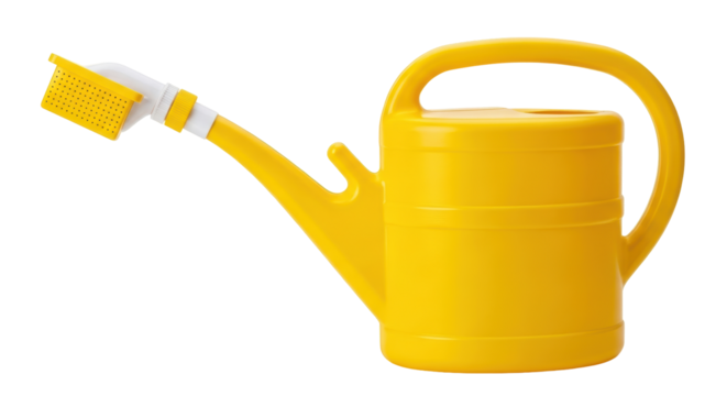 Isolated Yellow Watering Can