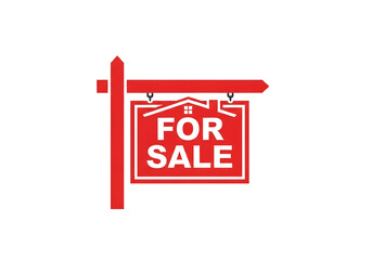 Real estate sign announces property for sale, enticing buyers and investors to seize this opportunity