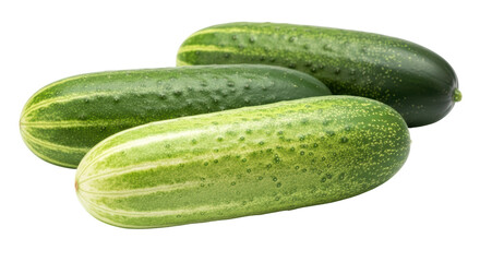 Isolated Cucumbers