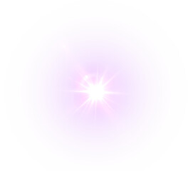 Camera flash flare effects, lens flare, shine burst, neon light explosion set. PINK  light star...
