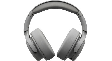 Isolated Gray Headphones