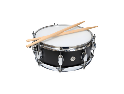 A snare drum featuring detailed craftsmanship and design
