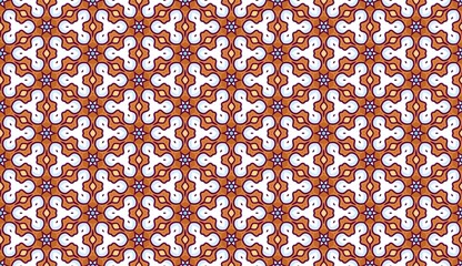 Quirky Doodles Cartoon Cookies geometric seamless pattern